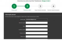 Preencha o Formulário de Candidatura